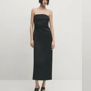 Massimo Dutti | Dresses | Massimo Dutti Linen Blend